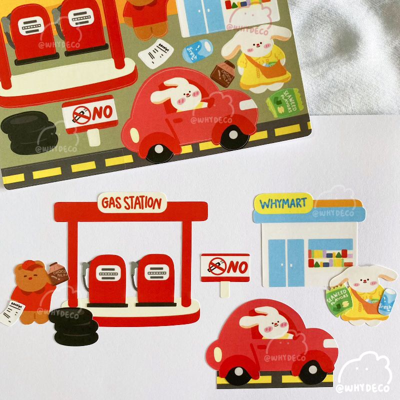 

whydeco - Journey Starts Deco Sticker Sheet