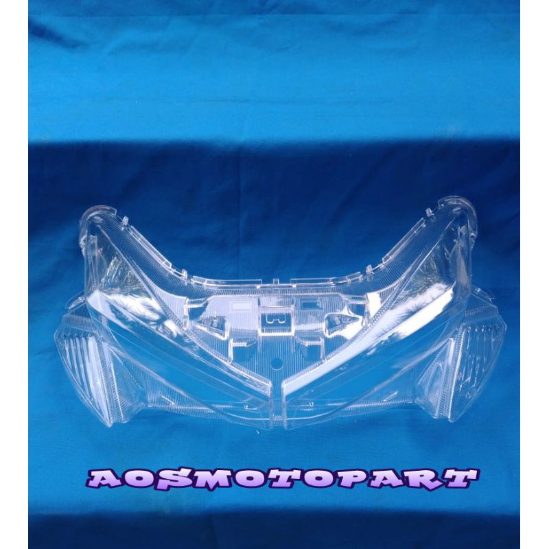 kaca mika lampu depan aerox 155 - mika lampu depan yamaha aerox 155