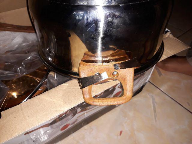 Home-klik Oxone Eco Cookware Ox-933 Set Panci - Cokelat