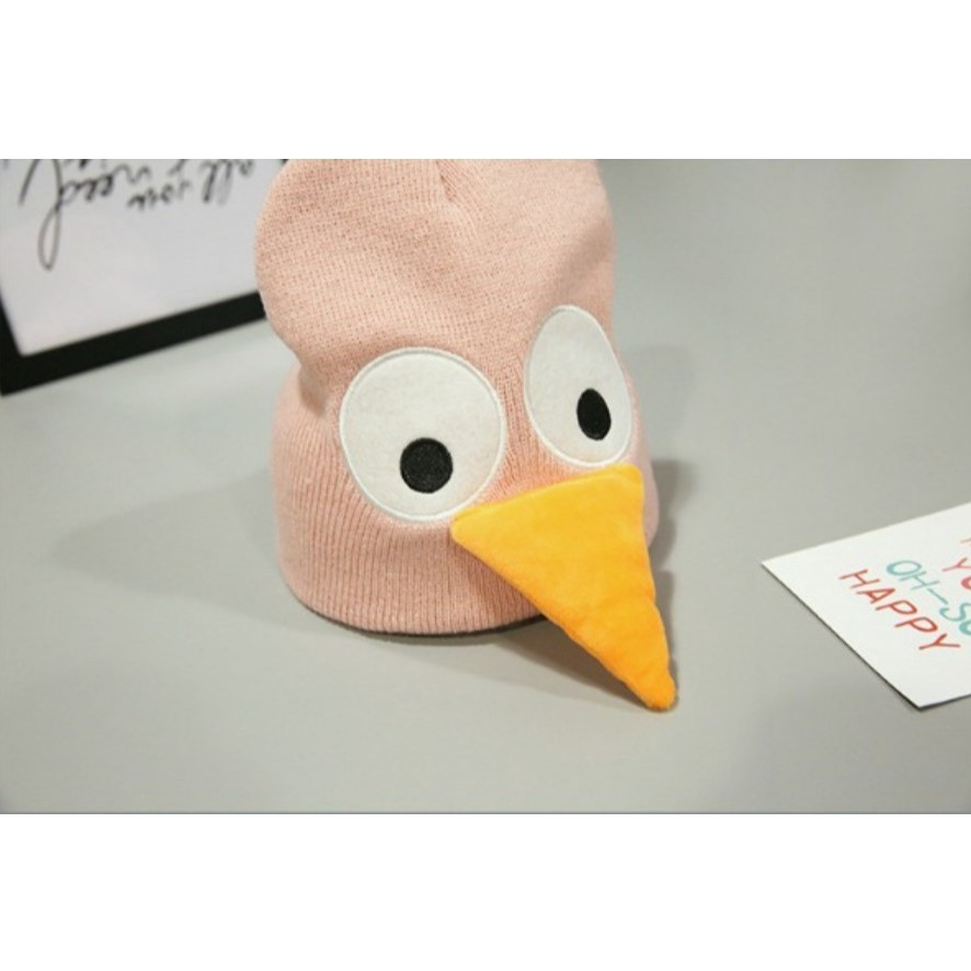 ACG100 - Topi Kupluk Anak Bayi Baby Hat Karakter Hangat Unisex Lucu HT111 - Black ea3a