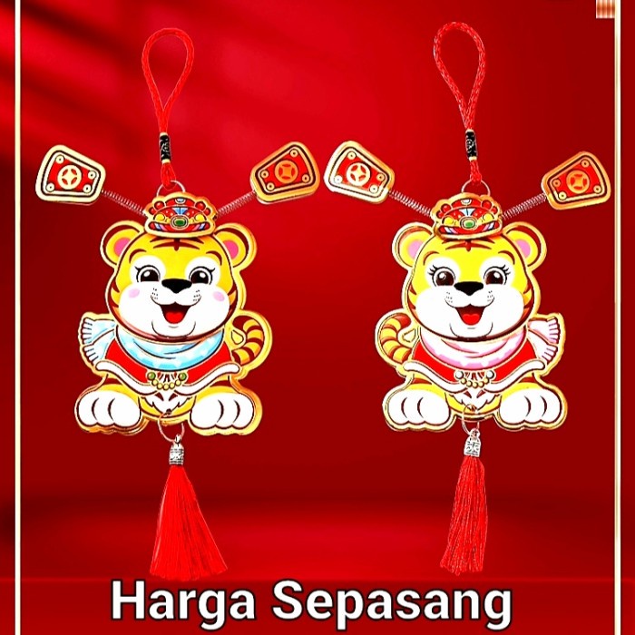 Gantungan Kecil Macan Imlek 2022 Dekor New Year Sincia Gong Xi Fa Cai Harga Grosir Termurah