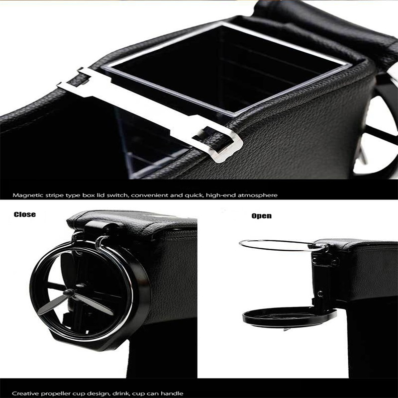 KWHEEL Kotak Organizer Penyimpanan Barang Mobil Seat Gap Filler Master - CL-005 - Black