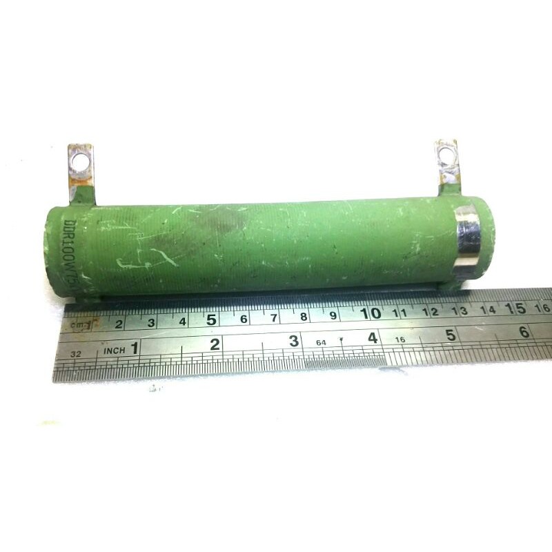 resistor wirewound 100watt 100w 75 ohm resistor bambu enamel keramik dummyload