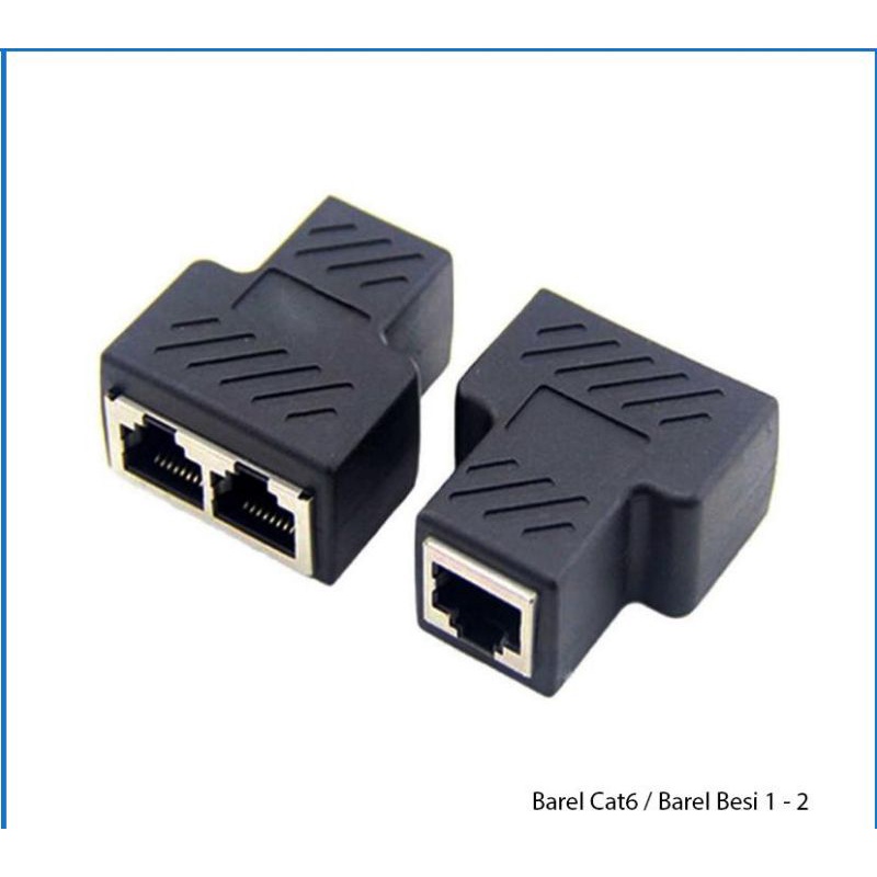 barel 1 - 2 cat 6 besi. barel utp cat 6 1 - 2. sambungan rj 45 cat 6 besi 1 - 2