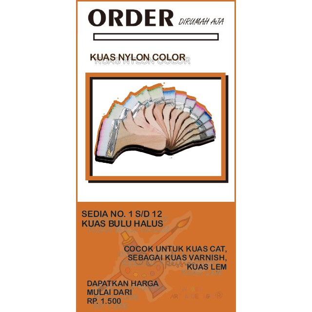

KUAS LUKIS NYLON COLOR