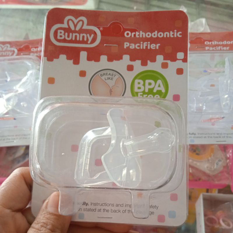 LUSTY BUNNY KOMPENG ORTHODONTIC PACIFIER