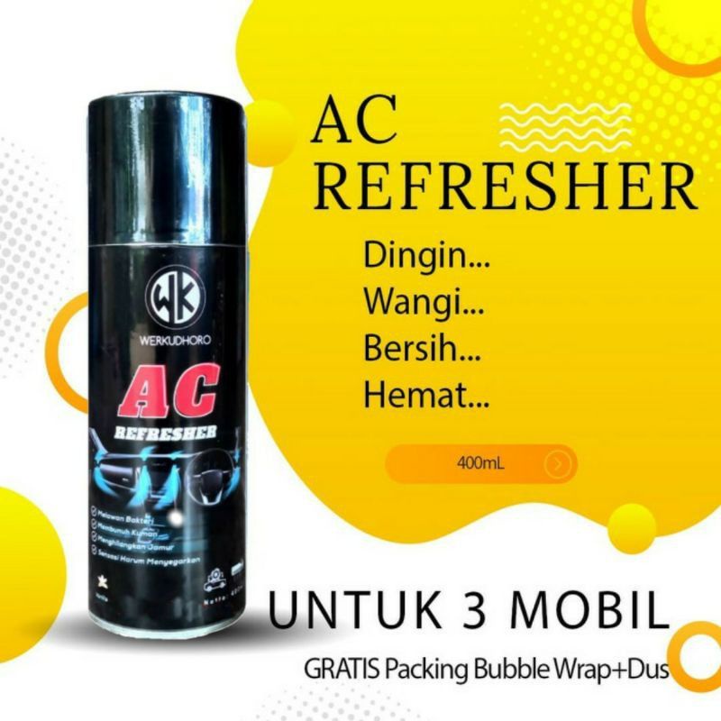 Ac refresher mobil Wk/ pembersih ac/evaporator/penyegar udara/pengharum ac/ac cleaner