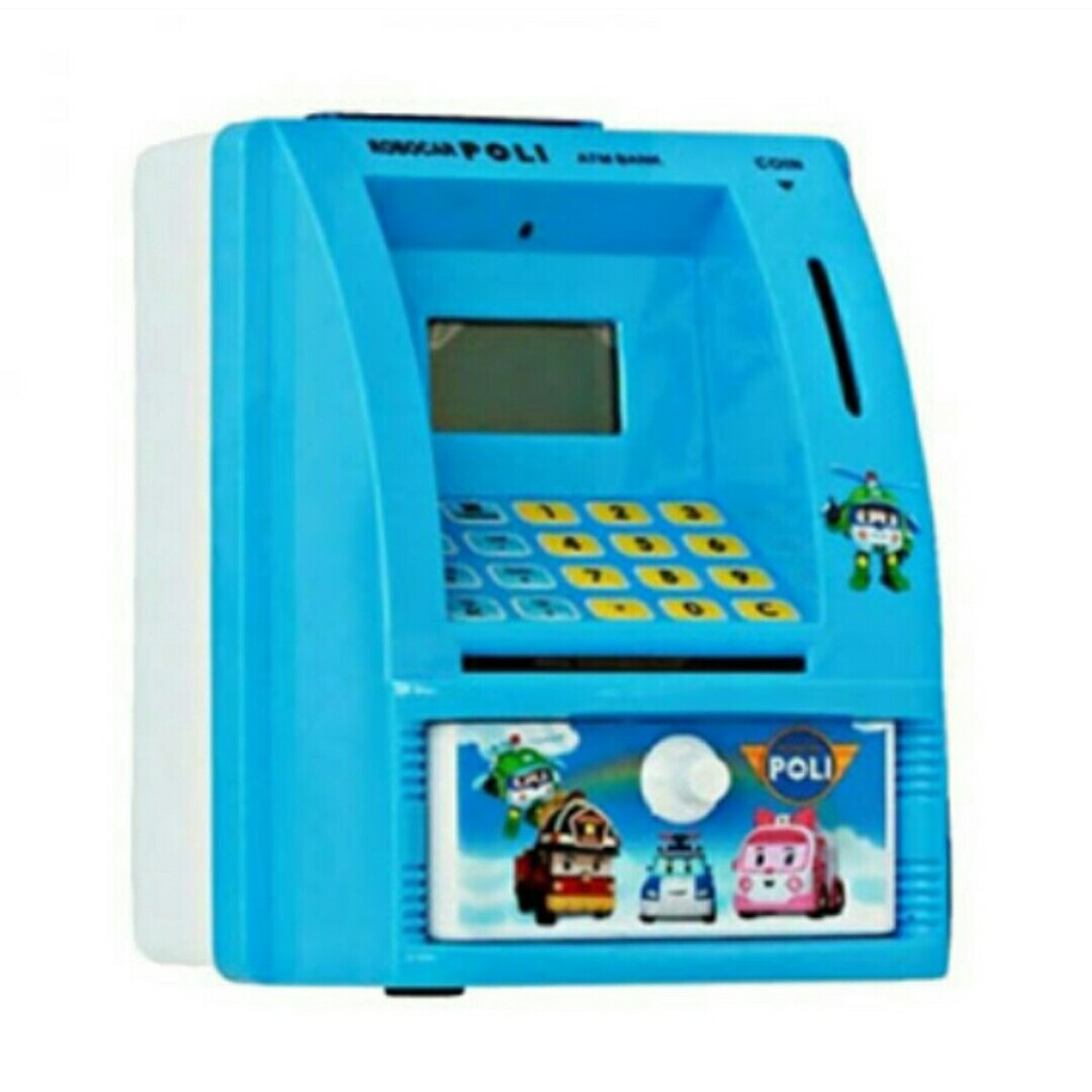 Celengan Target Mainan Edukasi Anak Atm Elektronik Bank Mini