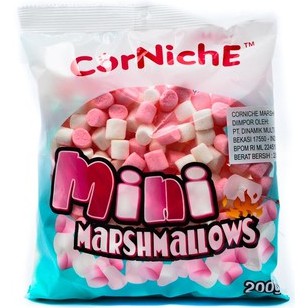 

CORNICHE MINI MARSHMALLOW MARSHMELLOW 200 GRAM