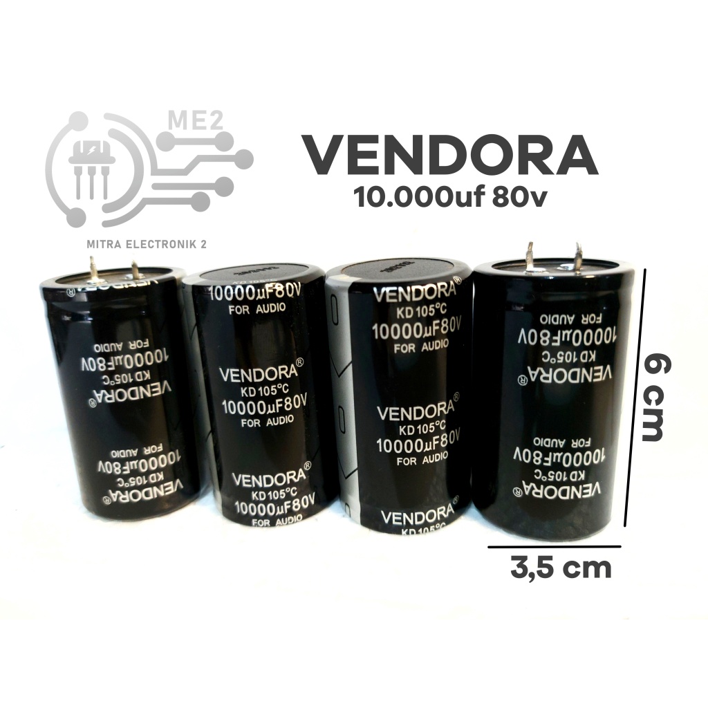 Vendora Elco Vendora 10000uf 80v Original full