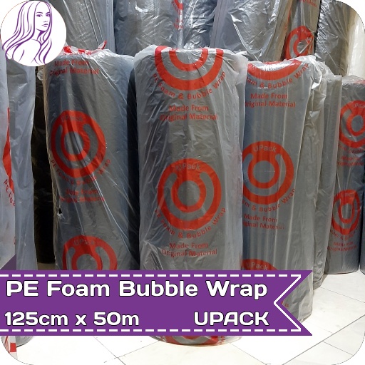 

PE Foam Bubble Wrap 125cm x 50m UPack GOJEK & GRAB ONLY