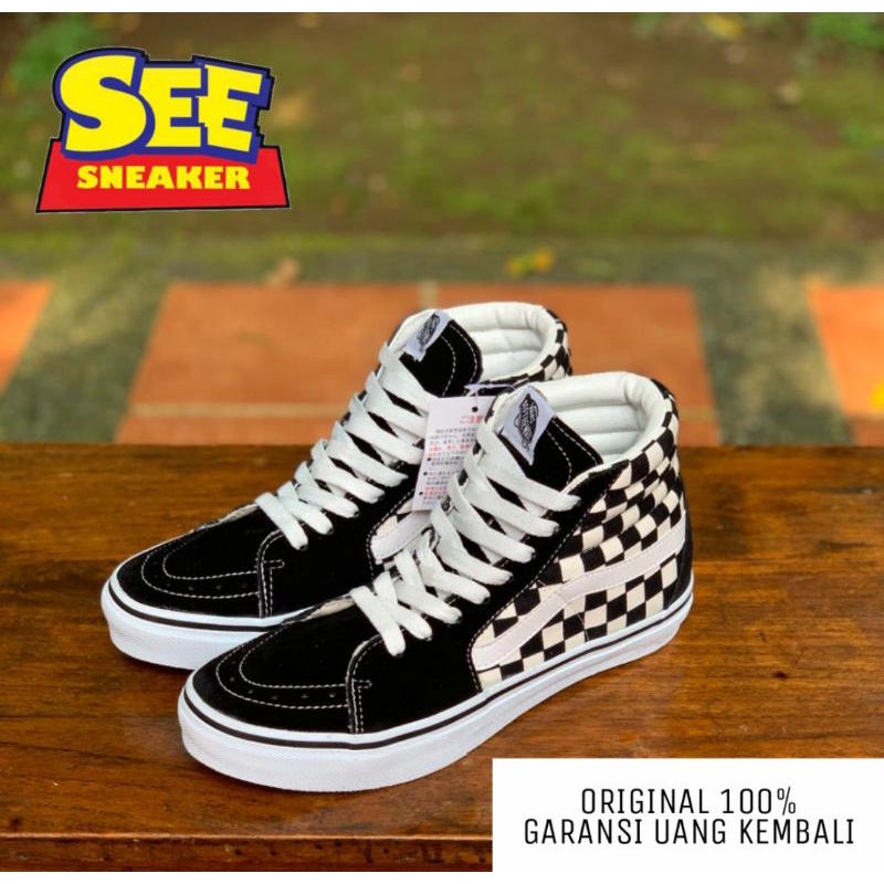 Vans Sk8-Hi Checkerboard Japan Market