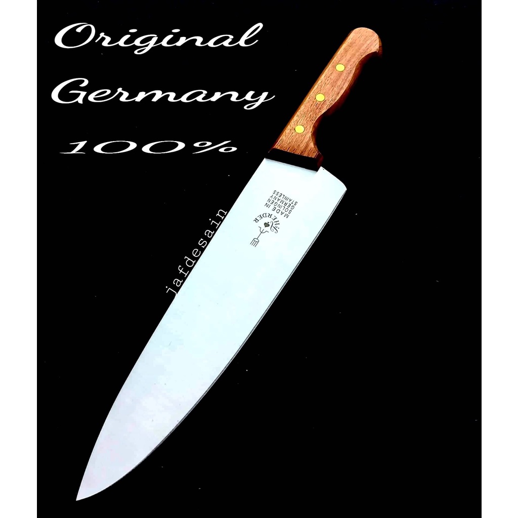 Pisau Dapur Stainlsess Cap Garpu Asli  Solingen Jerman 26 cm