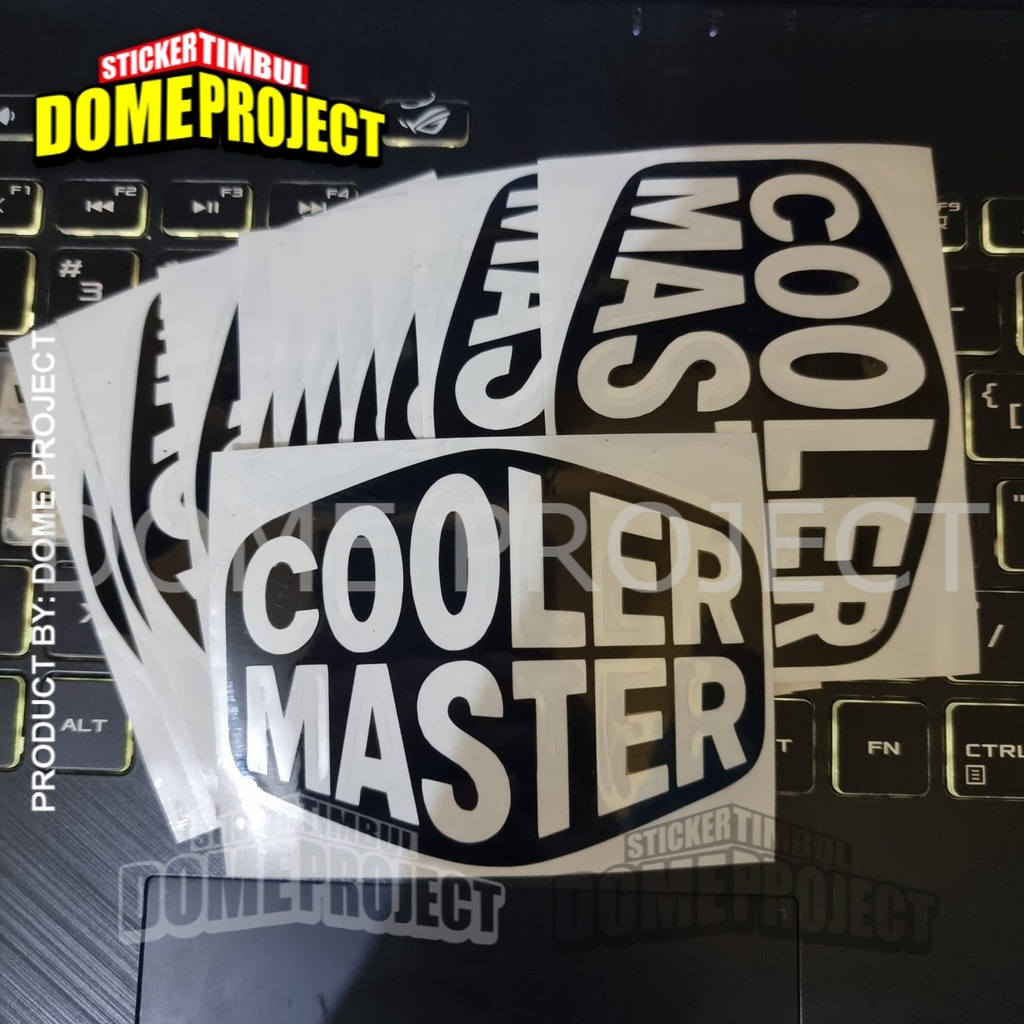 STIKER CUTTING MOTOR LAPTOP PC LOGO COOLER MASTER STICKER AESTHETIC IMPORT KEREN