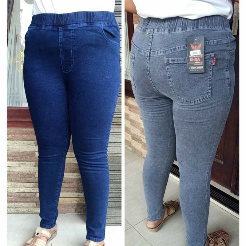 Celana Jeans Big size wanita 35 36 37 38 39 40 41 42/Celana Jeans Cewek Jumbo