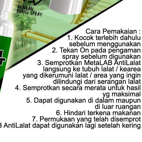 ♝ Anti Lalat Pembasmi Lalat Pengusir Lalat Metalab AntiLalat 250 ML ←