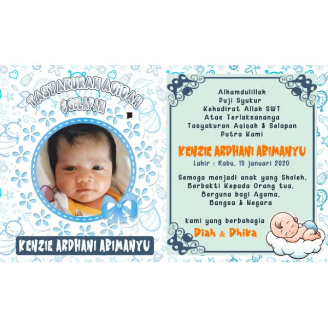 

stiker label syukuran