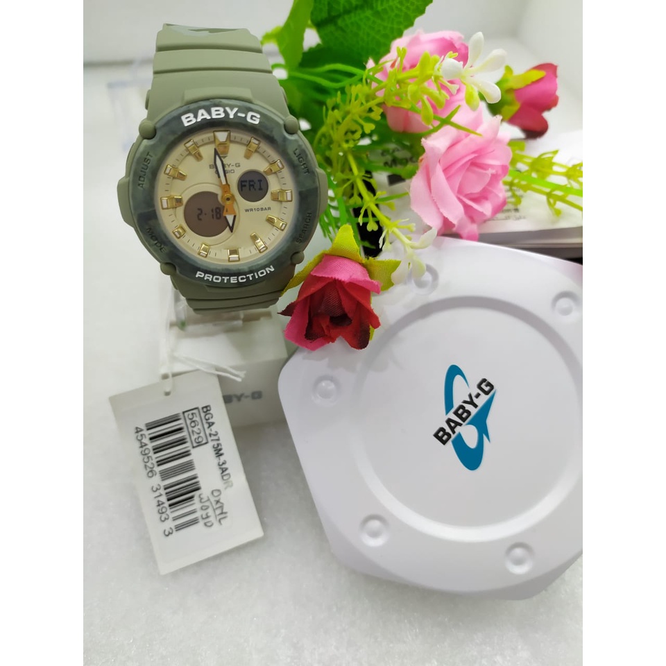 JAM TANGAN WANITA BABY-G BGA-275M-3ADR/BGA-275-4ADR/BGA-275-5ADR/BGA-275-7ADR ORIGINAL