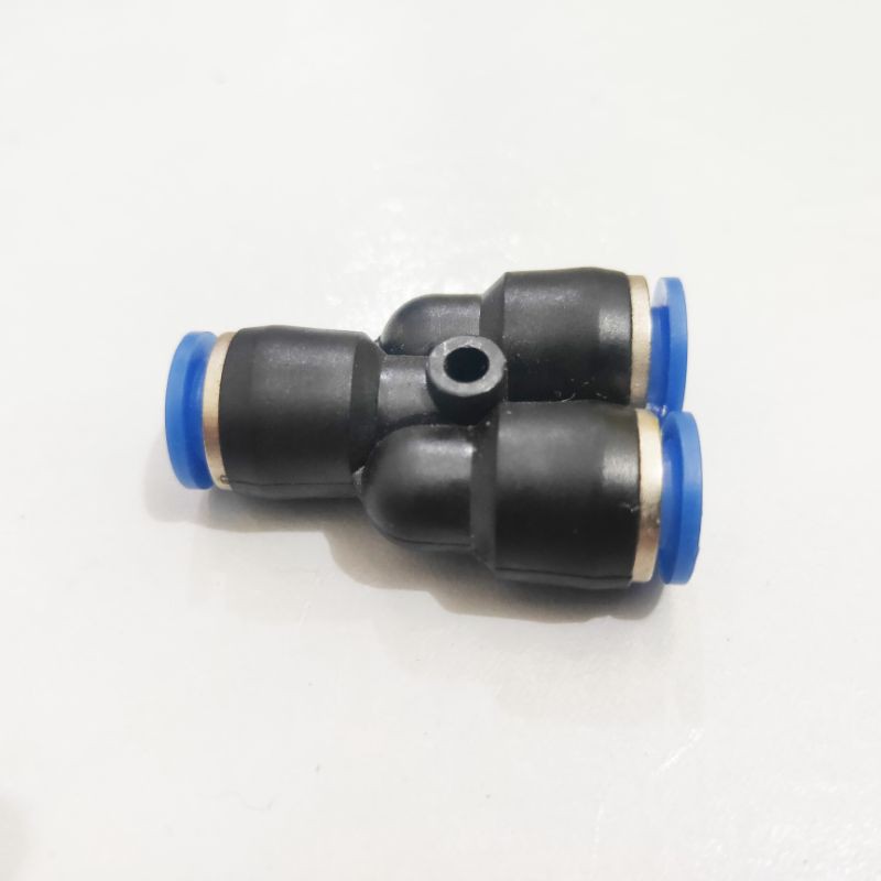 konektor selang 2 cabang alat refill gas kaleng
