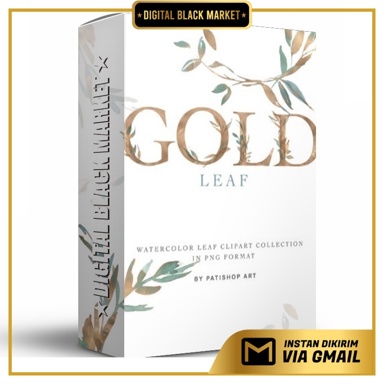 Gold Alphabet Leaf Clipart - JPEG Ultra HD