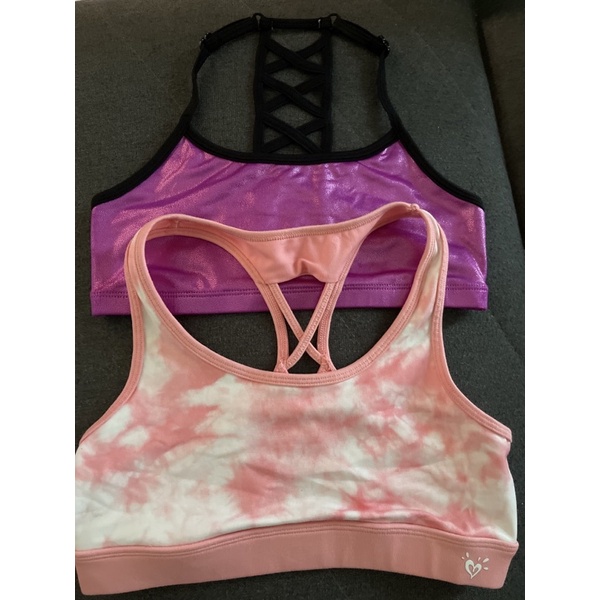 NEW sport bra dance justice miniset anak size 34 usia kira-kira 8-10tahun