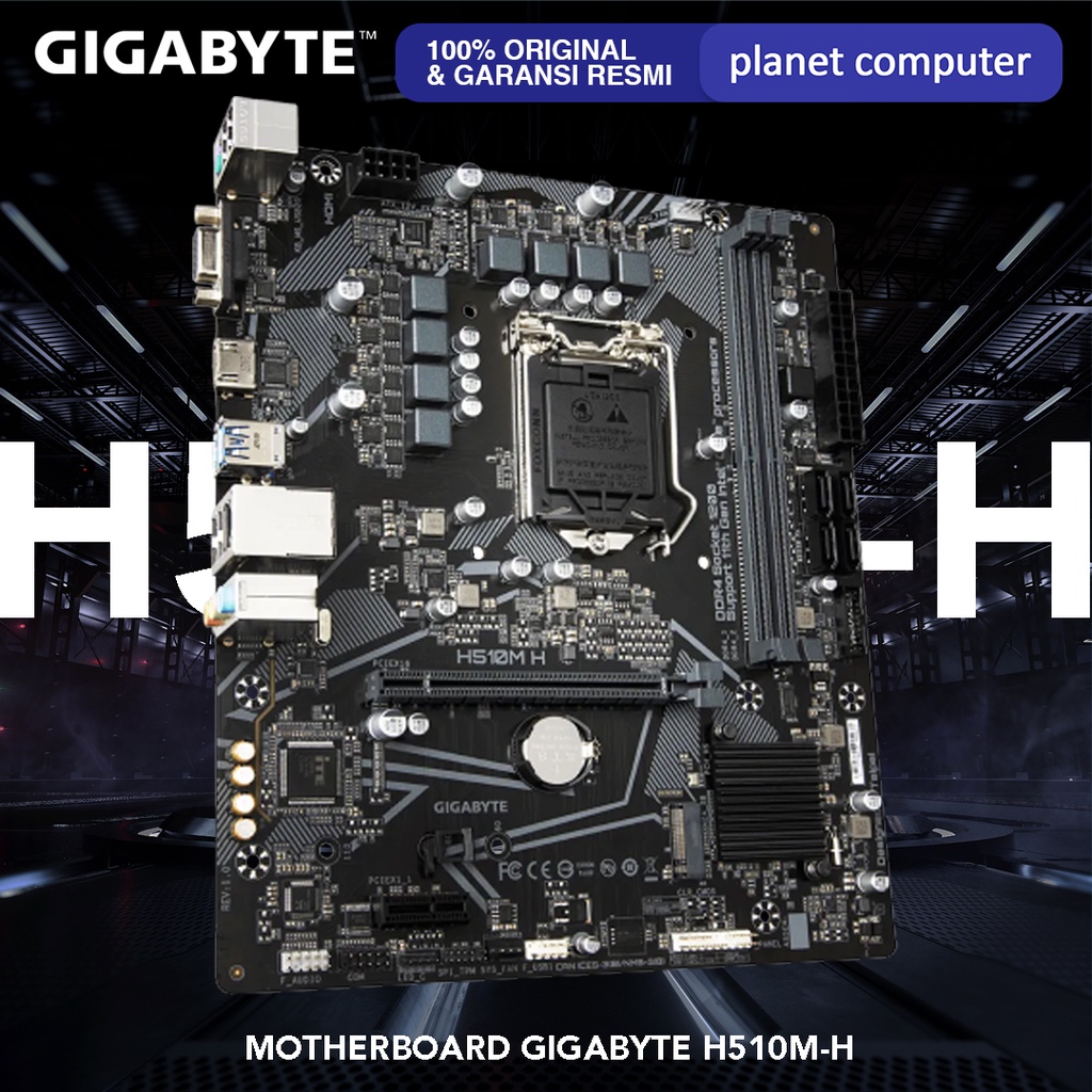 MOTHERBOARD GIGABYTE H510M H Ultra Durable Motherboard Micro-ATX