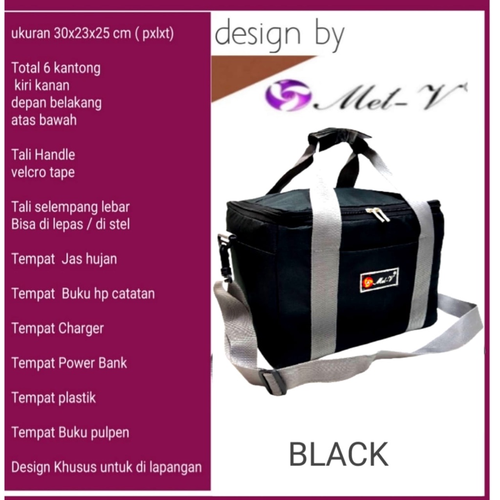 TAS DRIVER  Tas Driver Motor  Tas Kurir Motor Bawa Makanan / MODEL 6 KANTONG / TAS DRIVER ONLINE / TAS BAWA PAKET OJOL ONLINE / TAS BAWA MAKANAN OJOL ONLINE DRIVER ONLINE