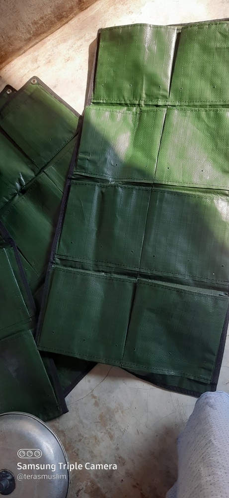 Wall Planter Bags Hanging Planter Bag Dinding 5 Kantong Easy Grow