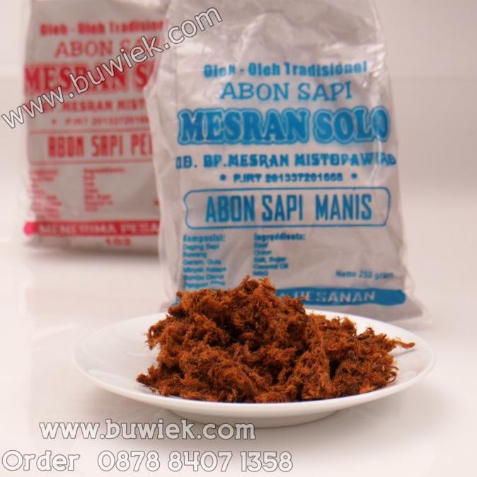 

Promo Awal tahun Abon Sapi LEGENDARIS Mesran Solo - MANIS Promo Awal tahun