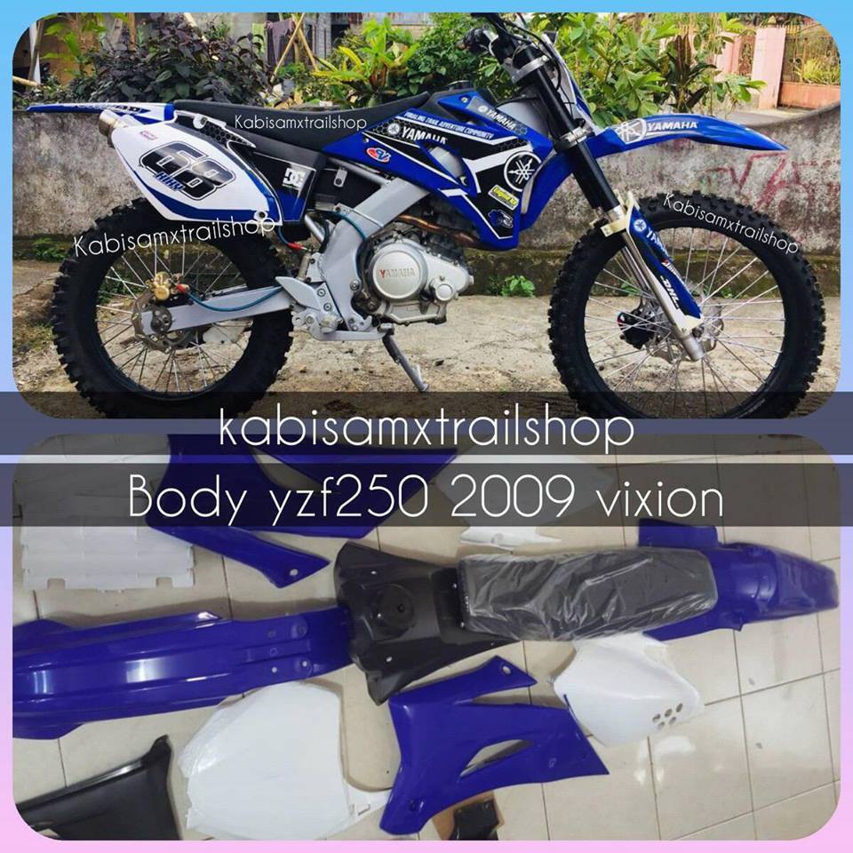 Bdy Trail Yzf250 2009 Old Untuk Vixion Xabre R15 Injeksi Atau