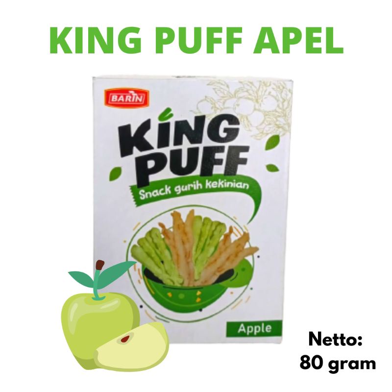 

King Puff Stik Apel Barin Food Indonesia 80 Gram