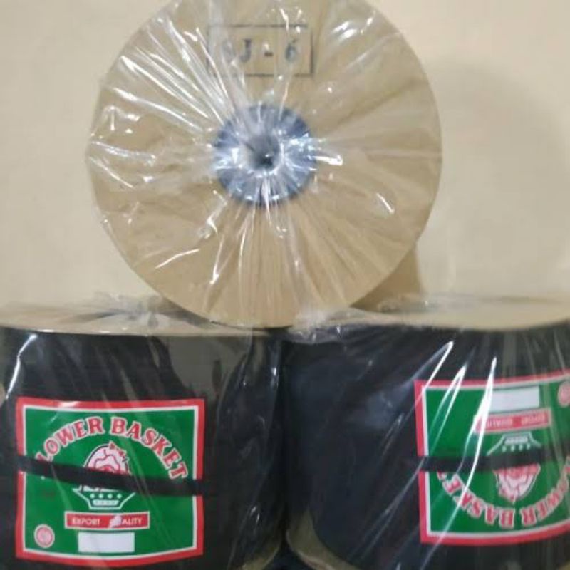 Karet elastis flower basket SJ 6 - 5mm Hitam