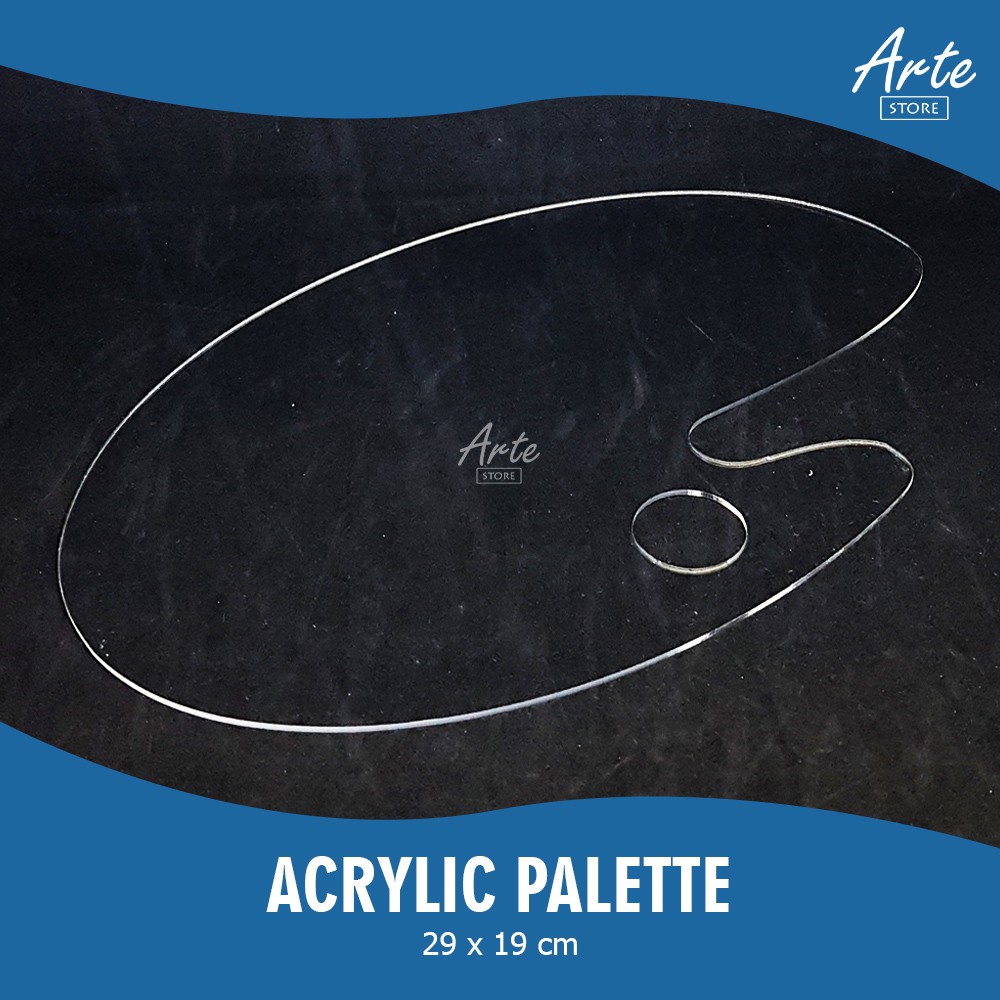 Palet Lukis Akrilik - Acrylic Oval Palette