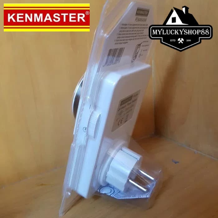 Kenmaster Stop Kontak Timer Listrik Manual Analog 24 hours programme