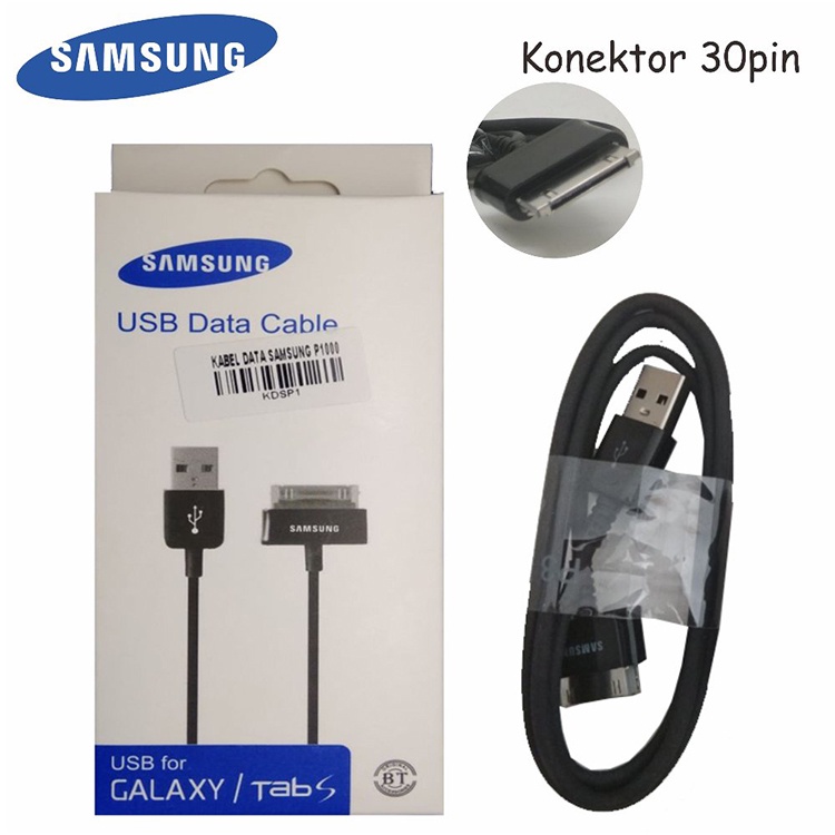 Kabel Data Charger Samsung Galaxy Tab 1/2/7/8.9/10.1 P1000 P3100