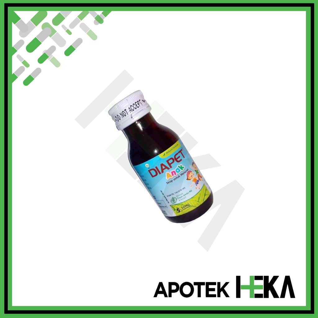 Diapet Anak Syrup 60 ml - Sirup Obat Diare Anak (SEMARANG)