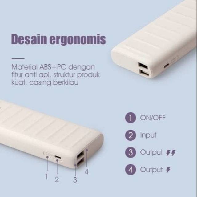 power bank robot RT310 powerbank ROBOT 13000mAh