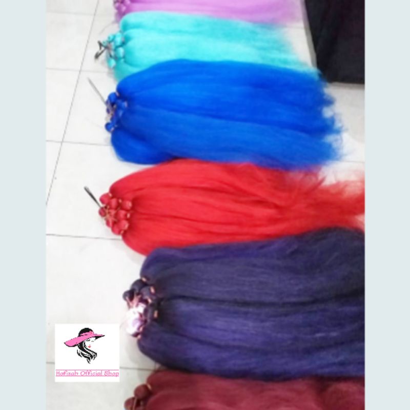 Rambut Cemara 1 Warna / Rambut Sambung / Rambut Extension