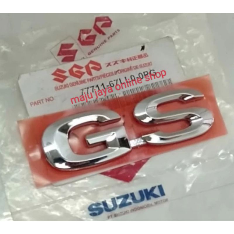 EMBLEM &quot; GS &quot; PINTU BLKG KARIMUN WAGON R ASLI