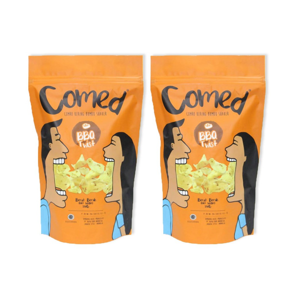 

Bundling Comed Ripta Food Isi 2 - Comro Kering Bumbu Shaker BBQ Twist 150 Gram
