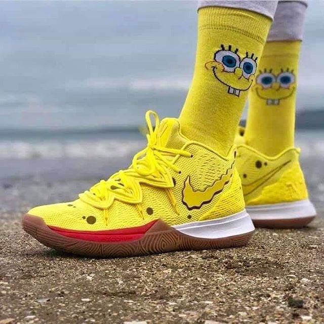 [PREMIUM QUALITY] Nike Kyrie 5 x Nickelodeon SPONGEBOB SQUAREPANTS