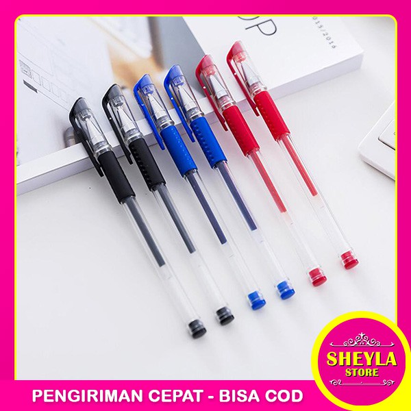 Pulpen Gel Bolpoin Pulpen Import / Pena Gel Import Murah / Pulpen Kantor Sekolah Bagus / TS-109