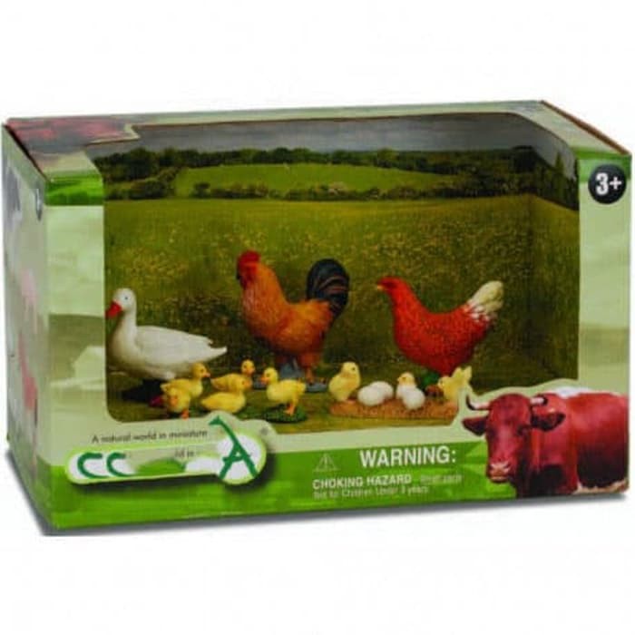  Mainan  Diorama Miniatur FIGURE Cota Ayam Bebek Shopee 