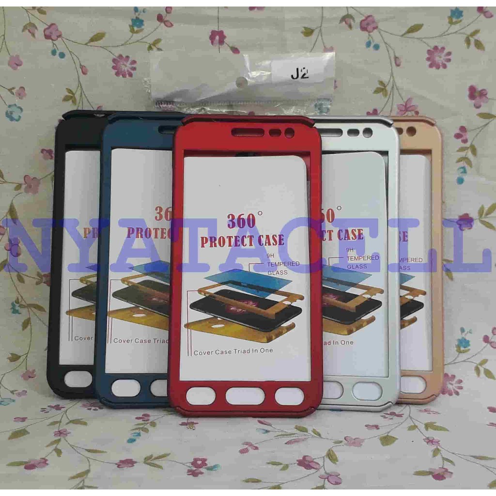 Versi Case Protect 360 Samsung J2 J200 2015 Slim Hard/Ipaky/Full Body/Casing
