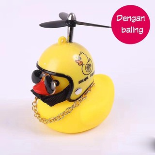  COD Mode Bebek Helm Kuning LED Bebek Motor  Kuning Kecil 