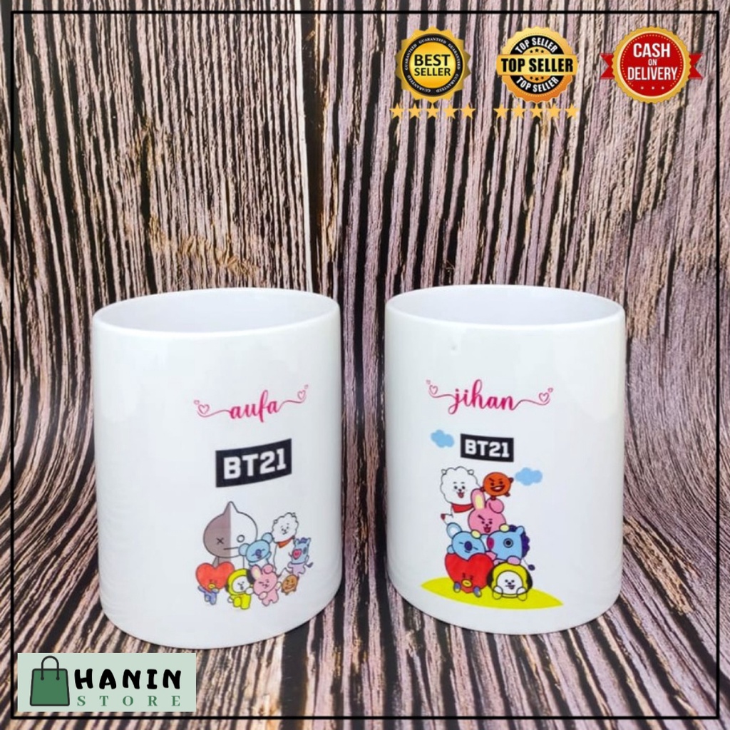 Mug Keramik Custom Logo / Foto - Gelas Minum Custom - Cangkir Kopi
