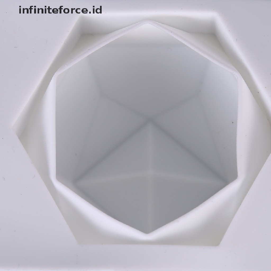 (Infiniteforce.Id) Cetakan Lilin Handmade Diy Bentuk Berlian Bahan Silikon