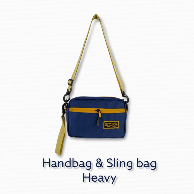 Handbag Selempang Pouchbag Casual Heavy / Tas Selempang Pria dan Wanita / Slingbag Casual Trendy
