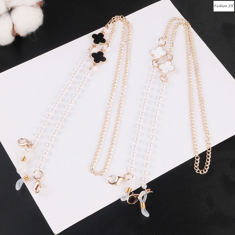 New fashion pearl mask accessories anti-lost lanyard M60071