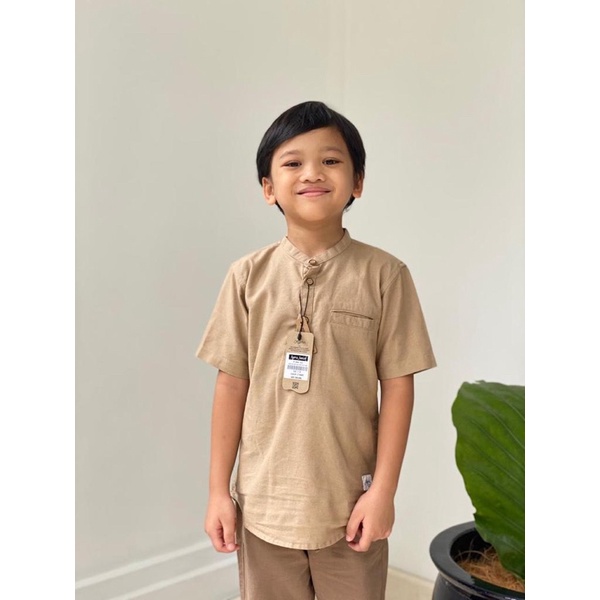 KEMKO ANAK Usia 11-18 Tahun Kemeja Koko Anak Lengan Pendek Original Brand Agera Junior